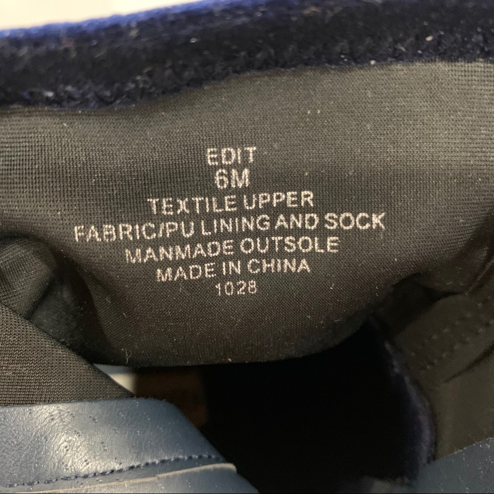STEVE MADDEN Blue Velvet Sock Booties - Picture 8 of 8